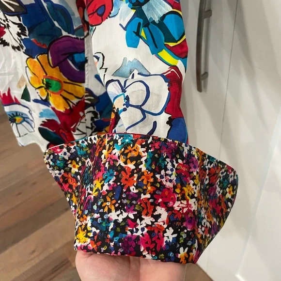 Robert Graham Multicolor Floral Button Down Shirt - Picture 6 of 10